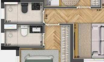Imagem 4: Épic Condomínio Clube Construtora CR Incorp Construção 65 metros 03 dormitórios