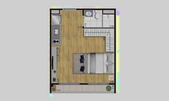 Imagem 4: Kz Direct Bresser | Construtora Kazzas | Pronto | 27 metros | studios com varanda