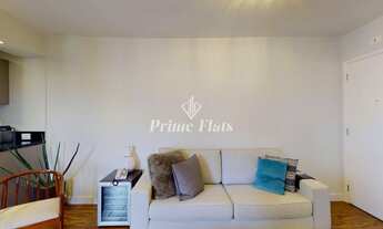 Imagem 4: Flat disponível para locação no The First Free Flex Residence no Jardins, com 80 m², 2 dor