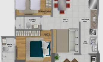 Imagem 3: Apartamento Padrão - GUILHERMINA - PRAIA GRANDE