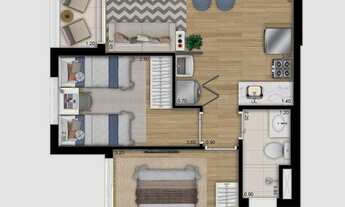 Imagem 5: Do It Vila das Belezas | Construtora Ditolvo | Pronto | 42 metros | 02 dormitórios