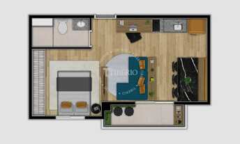 Imagem 5: Prisma Pinheiros | Construtora Tibério | Pronto | 31 metros | 01 dormitório