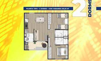 Imagem 4: Ocean View | Construtora Econ | Pronto | 60 metros | 02 dormitórios | suíte