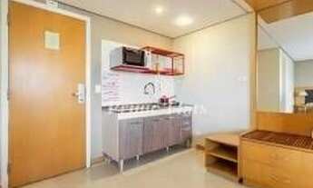 Imagem 2: Flat disponível para locação no Hotel Bienal Suítes, com 28m², 1 dormitório e 1 vaga