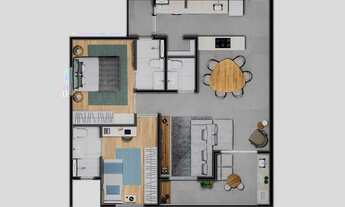 Imagem 5: Maison Visconde Construtora Visconde Construção 76 metros 03 dormitórios suíte