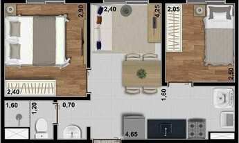 Imagem 4: Lift Laguna | Construtora Vitta Urbana | Construção | 33 metros | 02 dormitórios