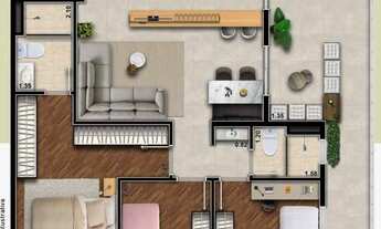 Imagem 4: Station Park | Construtora Pratica | Pronto | 60 metros | 03 dormitórios | suíte