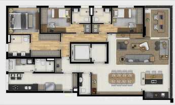 Imagem 5: Unicco Vila Romana | Construtora Paulo Mauro | Pronto | 151 metros | 03 suítes