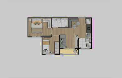 Imagem 4: Dom Jaraguá | Construtora Econ | Pronto para morar | 37 metros | 02 dormitórios