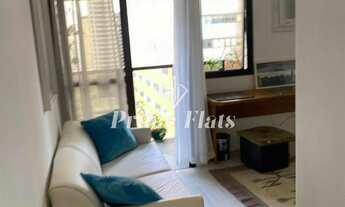 Imagem 2: Flat disponível para venda no QI Intelligence Flat em Moema, com 37m², 1 dormitório e 1 va