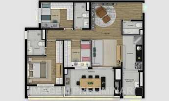 Imagem 4: Inspire Diálogo Construtora Diálogo Construção 96 metros 03 dormitórios suíte