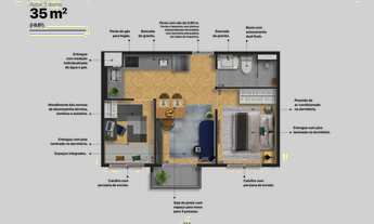 Imagem 4: Welconx Vila Romana | Construtora Conx | Pronto | 35 metros | 02 dormitórios