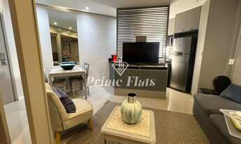 Imagem 5: Flat disponível para locação no Hotel Hampton Park, com 33m², 1 dormitório e 1 vaga de gar