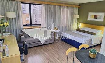 Imagem 3: Flat disponível para locação no Transamerica Executive Jardins, com 50m², 1 dormitórios e