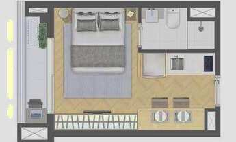 Imagem 4: Nik Paulista | Construtora Planik | Pronto | 21 metros | studios | com varanda