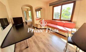 Imagem 3: Flat disponível para locação no Mont Clair Residence, com 45m², 1 dormitório e 1 vaga de g