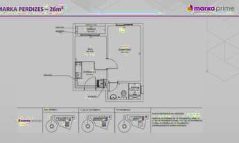 Imagem 4: Marka Perdizes | Construtora Marka Prime | Construção | 26 metros | 01 suíte
