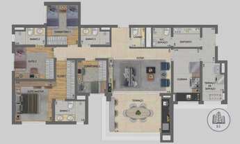 Imagem 4: Ereditá Parque da Mooca | Construtora Eztec | Pronto | 130 metros | 04 dormitórios