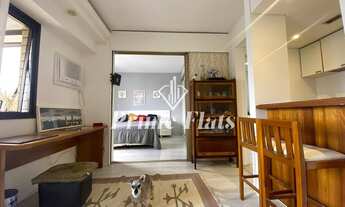 Imagem 3: Flat disponível para venda no QI Intelligence Flat em Moema, com 37m², 1 dormitório e 1 va