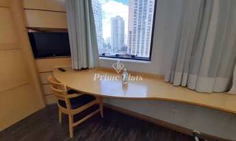 Imagem 3: Flat disponível para locação no Green Place Ibirapuera, com 35m², 1 dormitório e 1 vaga