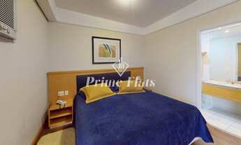 Imagem 2: Flat disponível para locação no Hotel Bienal Suítes, com 28m², 1 dormitório e 1 vaga