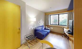 Imagem 2: Flat disponível para locação no Transamerica Executive Jardins, com 45m², 2 dormitórios e