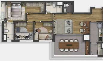 Imagem 5: Tons Klabin | Construtora Paes e Gregori | Construção | 90 metros | 03 dormitórios