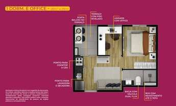 Imagem 4: Metrocasa Jaraguá | Construtora Metrocasa | Pronto | 28 metros | 01 dormitório