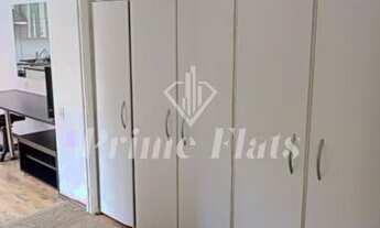 Imagem 7: Flat disponível para locação no Mont Clair Residence, com 45m², 1 dormitório e 1 vaga de g