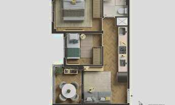 Imagem 4: Today Centro | Construtora Canopus | Pronto | 37 metros | 02 dormitórios