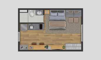 Imagem 4: Hello Higienópolis | Construtora Tibério | Pronto | 24 metros