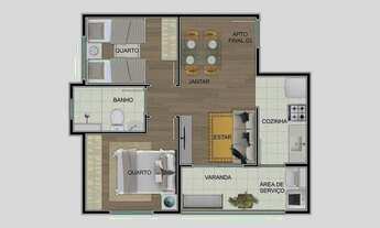 Imagem 4: Vision Penha | Construtora Emccamp | Construção | 47 metros | 02 dormitórios | suíte