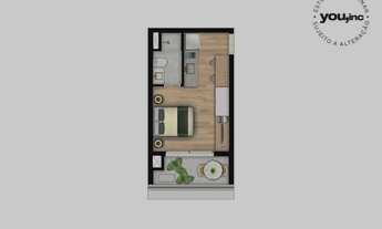 Imagem 4: Barô Higienópolis Construtora You, Inc Construção 25 metros studios com varanda