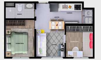 Imagem 4: Inova Pirituba | Construtora GNG | Pronto | 34 metros | 02 dormitórios