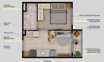 Imagem 4: Connect Vila Sônia | Construtora CP Residencial | Construção | 26 metros | Studios