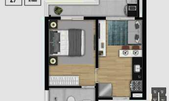 Imagem 5: Bless RSF Praça da Árvore | Construtora RSF | Construção | 28 metros | 01 dormitório