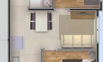 Imagem 4: Edifício Mauro 567 | Construtora My Inc | Pronto | 37 metros | 02 dormitórios