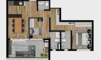 Imagem 5: Versa Brooklin | Construtora You, Inc | Pronto | 68 metros | 02 suítes | lavabo