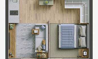 Imagem 5: Modo Ipiranga | Construtora Even | Pronto para morar | 38 metros tudios com varanda