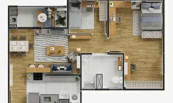 Imagem 5: Hm Maxi Campinas | Construtora HM | Construção | 65 metros | 03 dormitórios | suíte