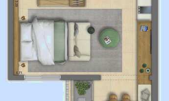 Imagem 4: Essence Vila Mariana | Construtora Caucaso | Pronto | 37 metros | Studios com varanda