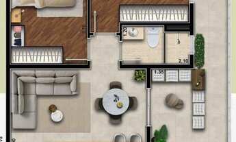 Imagem 4: Station Park | Construtora Pratica | Pronto | 49 metros 2 dormitórios | com varanda