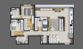 Imagem 4: Palatium Ipiranga | Construtora Mbigucci | Construção | 85 metros | 03 dormitórios