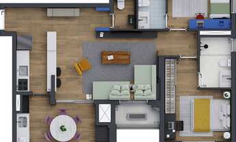 Imagem 5: Zeit Brooklin | Construtora Setin | Construção | 86 metros | 03 dormitórios | suíte