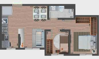 Imagem 5: Marka Unik | Construtora Marka Prime | Construção | 36 metros | 02 dormitórios