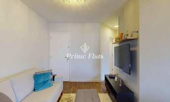 Imagem 3: Flat disponível para locação no The First Free Flex Residence no Jardins, com 80 m², 2 dor