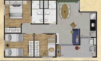 Imagem 4: Gran Kazzas Sacomã Club | Construtora Kazzas | Construção | 60 metros | 03 dormitórios