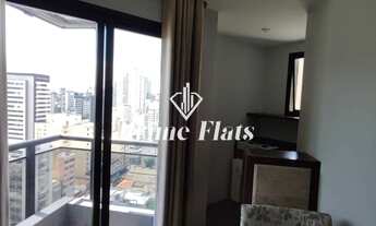 Imagem 3: Flat disponível para locação no Hotel Massis, com 50m², 1 dormitório e 1 vaga de garagem