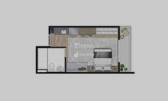 Imagem 5: Dom Brás | Construtora Tibério | Pronto | 27 metros | studios | varanda