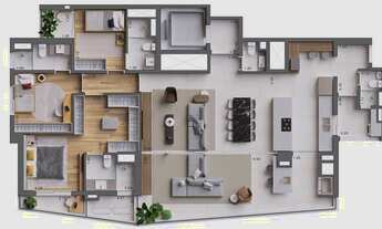 Imagem 4: Joaquim | Construtora Even | Construção | 168 metros | 04 dormitórios | 02 suítes